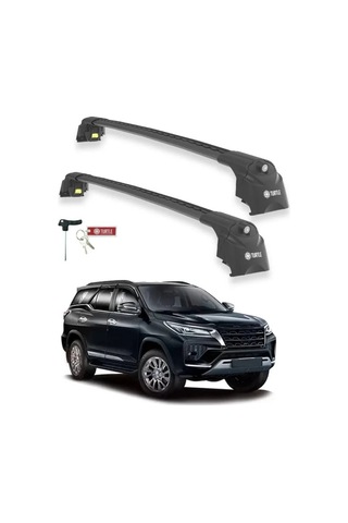 Turtle Toyota Fortuner An160 2015-2025 Ara Atkı Air2 Siyah