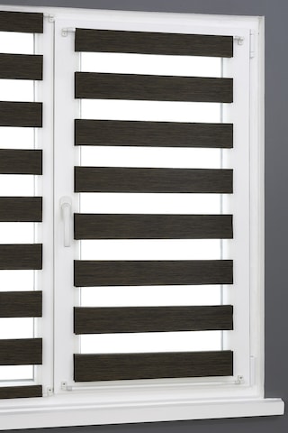 Briz Zebra Perde Cam Ve Balkon Kapı Perdesi Acı Kahve