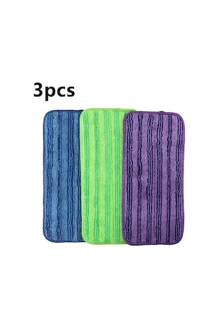 Youmex Yeniden Kullanılabilir Mikrofiber Mop Pad - 3 Adet, Swiffer Wetjet Uyumlu, Yıkama Eliptir, Ahşap/seramik Zeminler İçin Temizleme