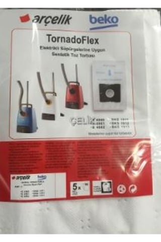Arçelik Uyumlu S 4961 Bez Toz Torbası 5 Adet (498226964) Arçelik Uyumlu S 4961 Bez Toz Torbası 5 Adet (498226964)