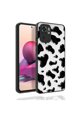 Nourthkiingdom Redmi Note 10s Kılıf Desenli Kamera Korumalı Parlak Nrtk Nora Kapak - No4 NO4