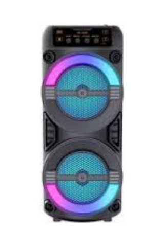 Taşınabilir Bluetooth Hoparlör Rgb Led Işık, Stereo Ses, Usb Ve Hafıza Kartı Desteği