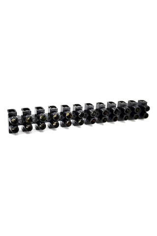 10 Adet No2 Siyah Sıra Klemens Maks. 2mm² Kabloya Kadar