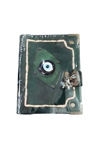 El Yapımı Deri Defter 12 x17 CM 150 Yaprak