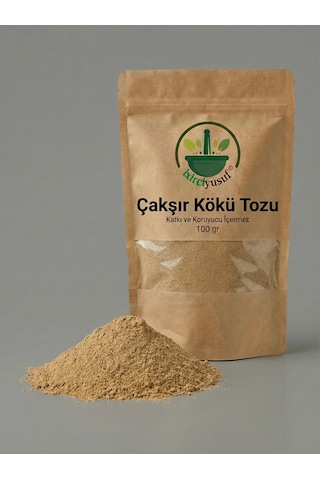 İxirciyusuf Çakşır Kökü Tozu Heliz Kökü Doğal Öğütülmüş Kök 100 G