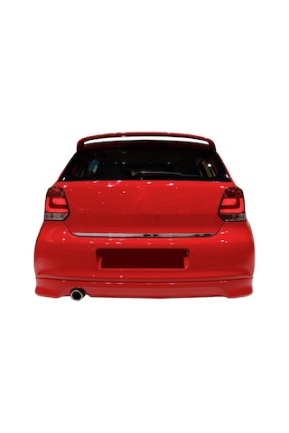 Volkswagen Polo 6R Formlu Krom Bagaj Alt Çıta 2009 2017 Paslanmaz N11.1693