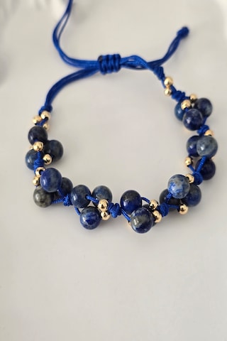 6 Mm Lapis Lazuli Doğaltaş Bileklik Lacivert