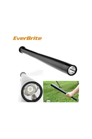 Ever Brıte E011087 Beyzbol Sopası Led El Feneri 30Cm Siyah