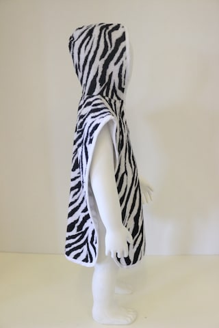 Baskılı Pamuklu Erkek Kız Kapşonlu Deniz Plaj Havuz Çocuk Pançosu 001