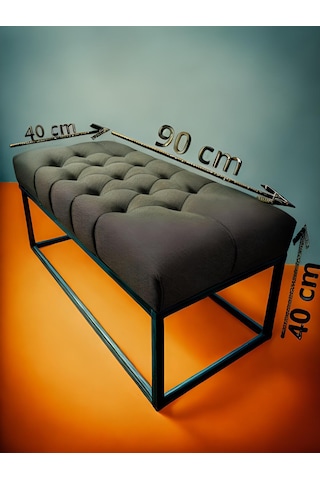 Antrasit Kapı Önü Mutfak Balkon Yemek Masası Ayak Ucu Bench