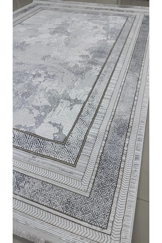 Safyün Halı Kadife Kf470 Gri 200 X 290 Renkli