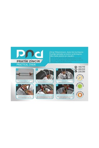 Sermatik Patinaj Kar Zinciri Pratik 155/195 S