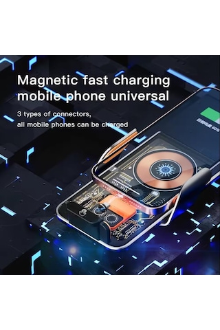 Kablosuz Araç İçi Cep Telefonu Şarj 2in1 Telefon Tutucu Ve Şarj Araç 4.7-7.2 İnç Uyumlu Havalandırma Ve Izgarasına Montaj Transparan Tasarım L9 1