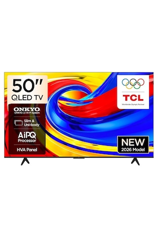 Tcl 50P7L 50" 127 Ekran Uydu Alıcılı 4K Ultra HD Google Smart QLED TV