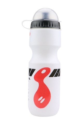 Aubyhe Bisiklet İçme Suyu Bardağı 680ml - Hdpe Malzeme, Hafif Ve Dayanıklı - Bisiklet Sporu, Yürüyüş, Seyahat İçin - Toz Koruyucu Kapaklı Beyaz Çok Renkli