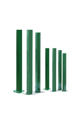50 Cm Çim Çit Direği, Tutturma Aparatı, Metal Baba, Montaj Aparatları Dahil