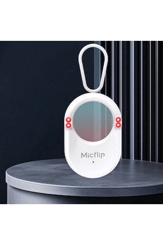 Micflip S05 İos Cihazlar İçin Find My Özellikli Gizli Kamera Dedektörü Ve Alarm Cihazı Beyaz