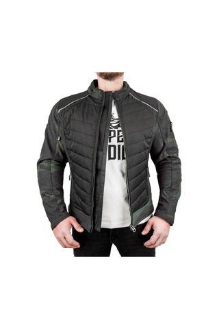 Thebikerjeans Everest Waterproof Khaki Camo Korumalı Motosiklet Montu Erkek