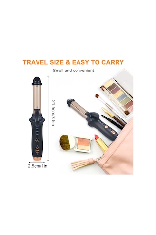 Moveevo Kablosuz Bukle Makinesi Şarj Edilebilir Modeller Pano Ev Zararsız Saç Düz Bukle Çift Kullanımlı Taşınabilir