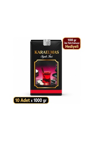 1 Koli Karaelmas Siyah İnci Gold Çay 1 Kg 10 Adet