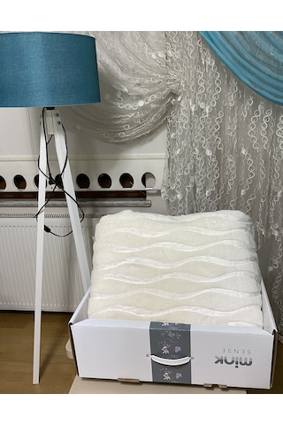 Sense 521 Fildişi Battaniye Tek Kişilik