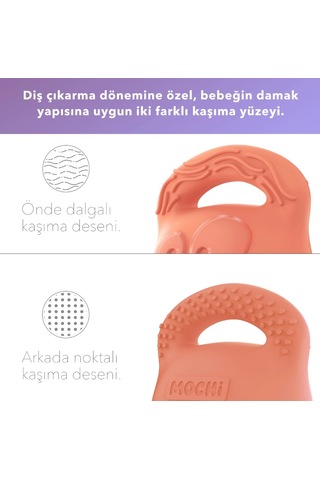 Mochi Diş Kaşıyıcı Somon Renk: Somon Mbt06 Diğer