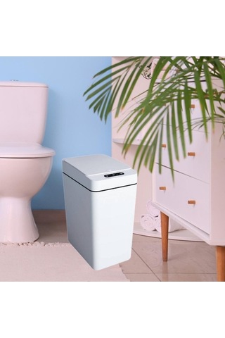 Pazly Suntek Kutusu Hafif Fotoselli Dar Çöp Beyaz Banyo Akıllı Ao Beyaz