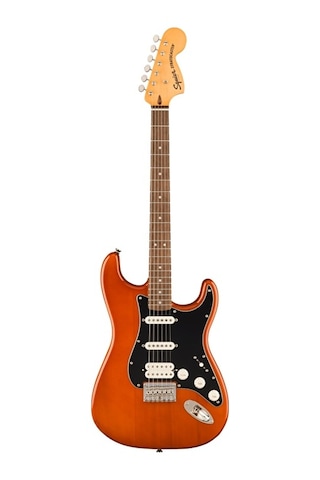 Squier 0374027529 Classic Vibe '70s Stratocaster Hardtail Hss Elektro Gitar Mocha Sabit Köprü Hss Manyetikler Ve Koyu Mocha Renk