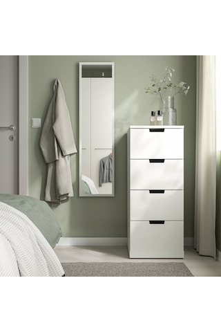 Ikea Liljeträd Boy Aynası 30x115 Cm Beyaz