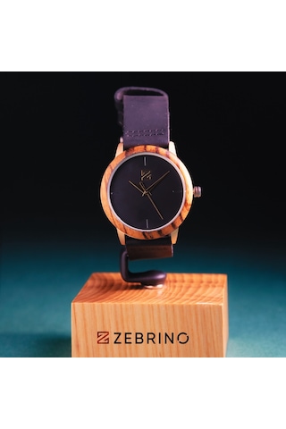 Zebrino Zbr-wl-pw Pure Wood Ahşap Erkek Kol Saati 40 Mm