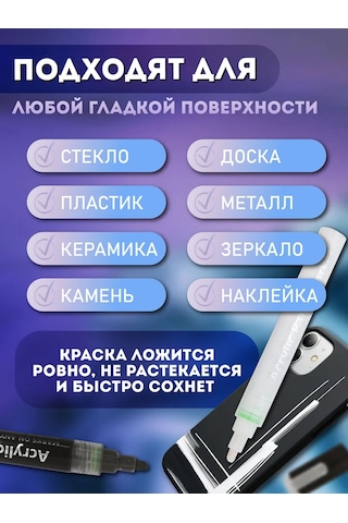 Lumirance Akrilik İşaretleyici 1-6 Mm Siyah 1 Adet 234526434 Siyah