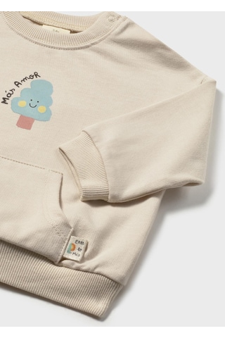 Mayoral Yenidoğan Bebek Sweatshirt Bej