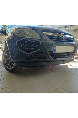 Opel Corsa D 2006-2014 Uyumlu Üniversal Astra H Lip Esnek Ön Lip 2 Parça Tampon Altı Dil Karlık Ön Ek 00 Şüscaroto Aksesuar