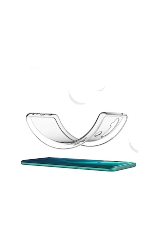 Noktaks - Realme 5i Uyumlu - Kılıf Şeffaf Soft Slim Fitt Süper Silikon Kapak - Şeffaf