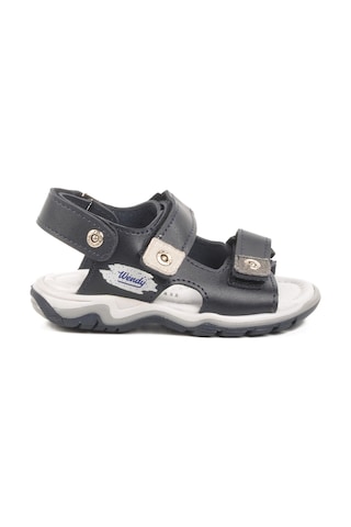 Lacivert Kırmızı Cırtlı Erkek Çocuk Spor Sandalet 173110 B Lacivert-beyaz-kırmızı