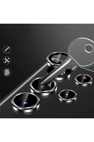 Samsung Uyumlu Galaxy S23 Plus Zore Kamera Lens Koruyucu Cam Filmi Siyah