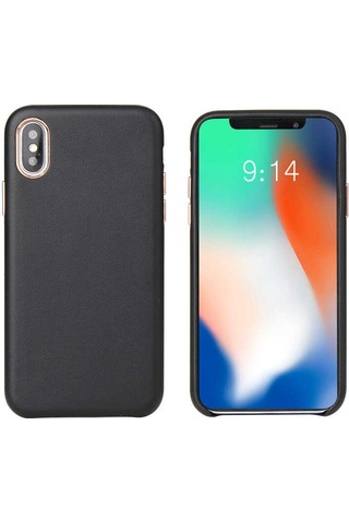 Apple Uyumlu iPhone Xs 5.8 Kılıf Zore Eyzi Kapak Kahverengi