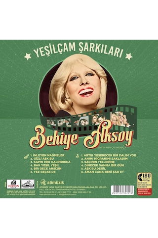 Behiye Aksoy - Yeşilçam Şarkıları Plak
