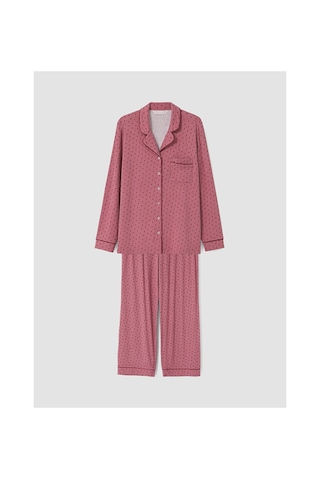 Lcw Dream Pembe Kalp Desenli Kadın Pijama Takımı