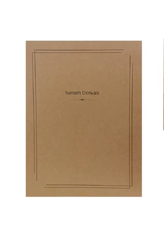 Armat Kraft Sunum Dosyası 50 Li Paket