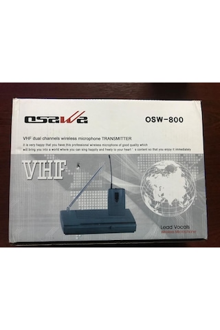 Osowa OSW-800E - 90 Db 30 ppm VHF 172-216MHZ Mikro Yaka Mikrofonlu Mikrofon Sistemi