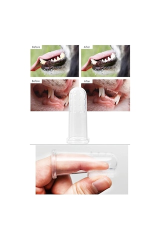 Safestore Silikon Kedi Ve Köpek Diş Fırçası Evcil Hayvan Yumuşak Diş Bakım Fırçası