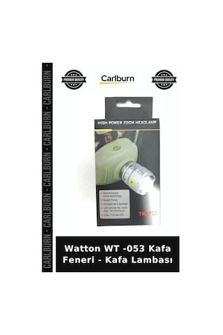 Watton Wt -053 Kafa Feneri - Kafa Lambası Fonksiyonel Alet Yürüyüş Gereci Kamp Aleti Diğer