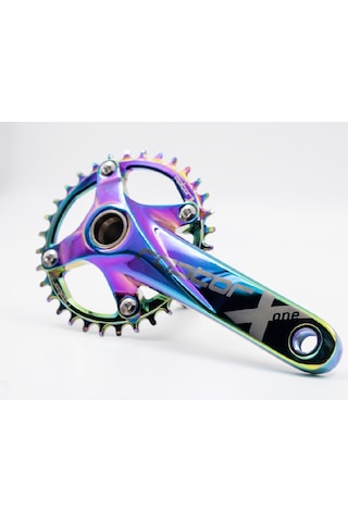 Raptor 32t Rainbow Hollowtech Göbek Tek Yaprak Aynakol Çok Renkli