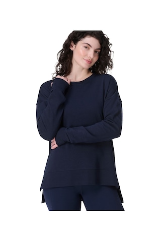 Sweaty Betty Sweaty Betty After Class Longline Sweatshir Kadın Mavi Sweatshirt 1085 Lacivert