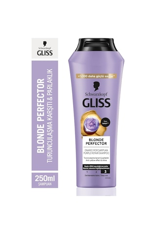 Gliss Blonde Perfector Turunculaşma Karşıtı Mor Şampuan 250 ML