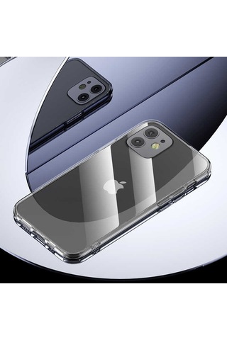 Benks Apple Uyumlu iPhone 12 Mini Kılıf Benks Magic Crystal Clear Glass Kapak ZORE-218493