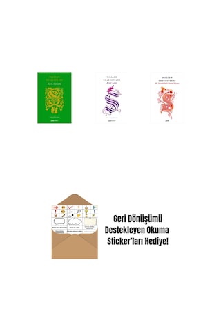 Kuru Gürültü Ciltli + Venedik Taciri + Fırtına Ciltli + Okuma Sticker'ları