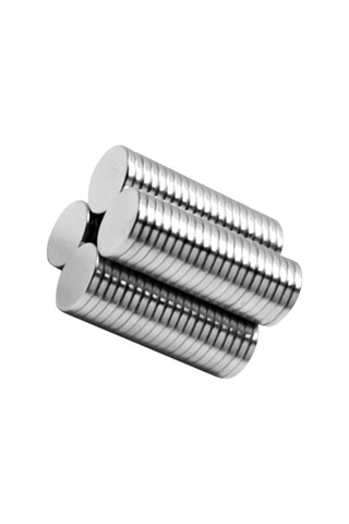 Dünya Magnet Yuvarlak Neodyum Mıknatıs 10 Mm X 1 Mm , Güçlü Magnet, 10 Adet