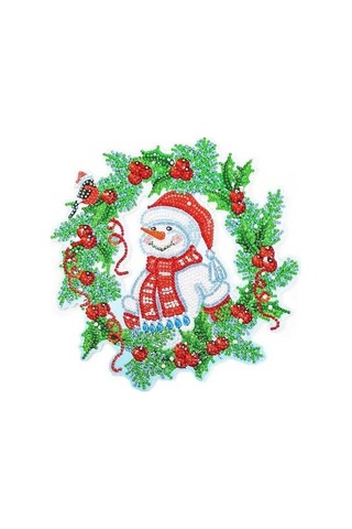 Fortunelane Noel Ayıracı El Yapımı Pırlanta Boyama Gölgesi 23x23cm - Dz646 Pırlanta Takımıyla Renkli Dekorasyon Çok Renkli